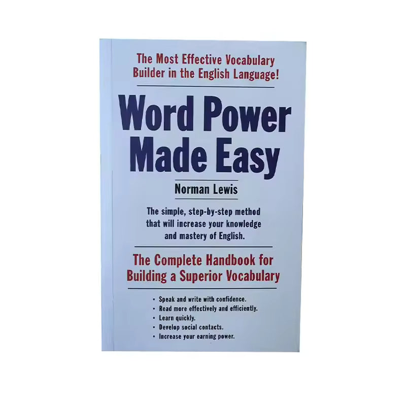 Word Power Made Easy By Norman Lewis The Complete Handbook for Building A Superior Vocabulary in English Paperback Book